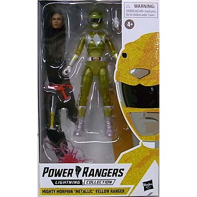 HASBRO POWER RANGERS LIGHTNING COLLECTION HASBRO PULSE限定 6インチアクションフィギュア MIGHTY MORPHIN METALLIC YELLOW RANGER