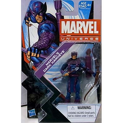 台紙傷み特価 HASBRO MARVEL UNIVERSE SERIES 5 #012 MARVEL'S DARK HAWKEYE