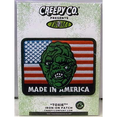 CREEPY CO. THE TOXIC AVENGER TOXIE MADE IN AMERICA PATCH
