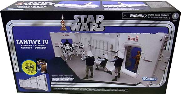 HASBRO STAR WARS 3.75インチアクションフィギュア THE VINTAGE COLLECTION 2021 TANTIVE IV HALLWAY PLAYSET