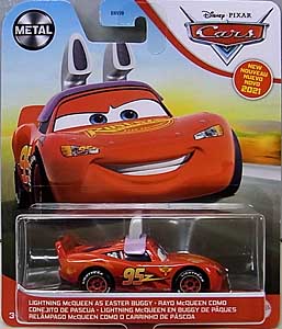 MATTEL CARS 2021 シングル LIGHTNING McQUEEN AS EASTER BUGGY