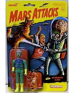 SUPER 7 REACTION FIGURES 3.75インチアクションフィギュア MARS ATTACKS [DESTROYING A DOG]