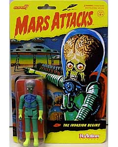 SUPER 7 REACTION FIGURES 3.75インチアクションフィギュア MARS ATTACKS [THE INVASION BEGINS]