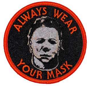 ROCK REBEL アイロンワッペン WEAR YOUR MASK MICHAEL MYERS