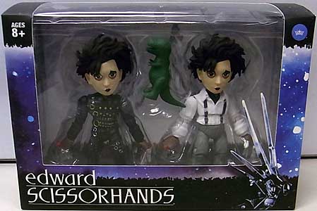 パッケージ破れ特価 THE LOYAL SUBJECTS ACTION VINYLS 2PACK EDWARD SCISSORHANDS INVENTOR EDITION & SUBURBAN EDITION