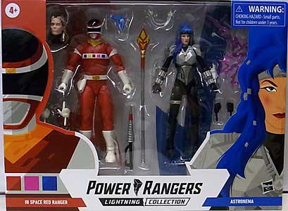 HASBRO POWER RANGERS LIGHTNING COLLECTION 6インチアクションフィギュア 2PACK IN SPACE RED RANGER & ASTRONEMA