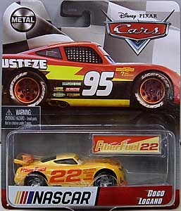 台紙破れ特価 MATTEL CARS 2021 NASCAR SERIES シングル GOGO LOGANO