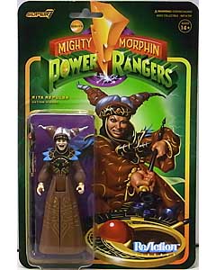 SUPER 7 REACTION FIGURES 3.75インチアクションフィギュア MIGHTY MORPHIN POWER RANGERS WAVE 1 RITA REPULSA