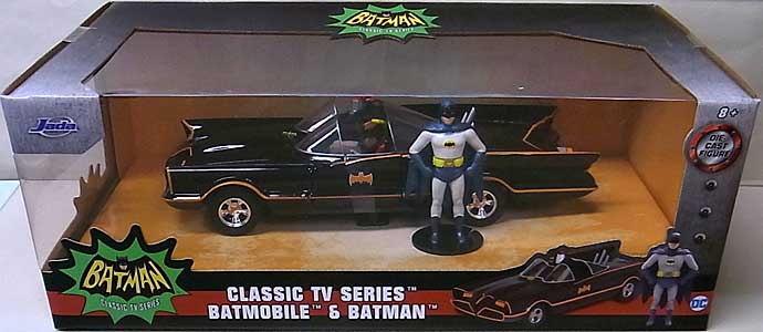 JADA TOYS METALS DIE CAST 1/24スケール BATMAN CLASSIC TV SERIES CLASSIC TV SERIES BATMOBILE & BATMAN