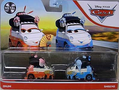 MATTEL CARS 2021 2PACK OKUNI &amp; SHIGEKO 台紙傷み特価