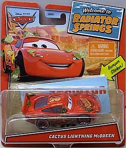 MATTEL CARS 2021 WELCOME TO RADIATOR SPRINGS シングル CACTUS LIGHTNING McQUEEN ブリスター傷み特価