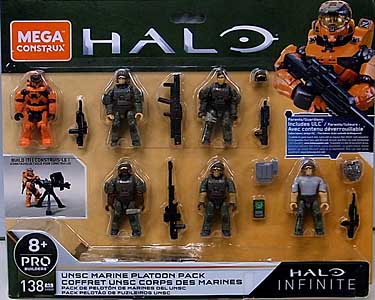 MEGA CONSTRUX HALO INFINITE UNSC MARINE PLATOON PACK