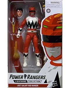 HASBRO POWER RANGERS LIGHTNING COLLECTION 6インチアクションフィギュア LOST GALAXY RED RANGER パッケージ傷み特価