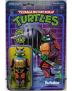 SUPER 7 REACTION FIGURES 3.75インチアクションフィギュア TEENAGE MUTANT NINJA TURTLES WAVE 3 SAMURAI LEONARDO