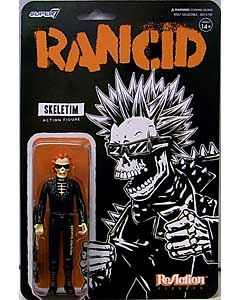 SUPER 7 REACTION FIGURES 3.75インチアクションフィギュア RANCID WAVE 2 SKELETIM CHARGED