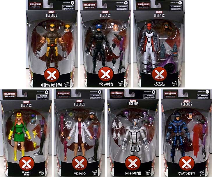 HASBRO MARVEL LEGENDS 2021 X-MEN WAVE 6.0 [TRI-SENTINEL SERIES] 7種セット 