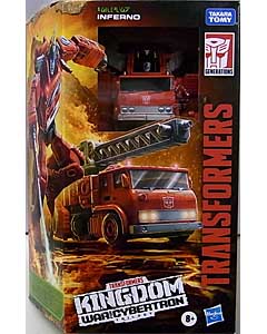 HASBRO TRANSFORMERS KINGDOM VOYAGER CLASS INFERNO