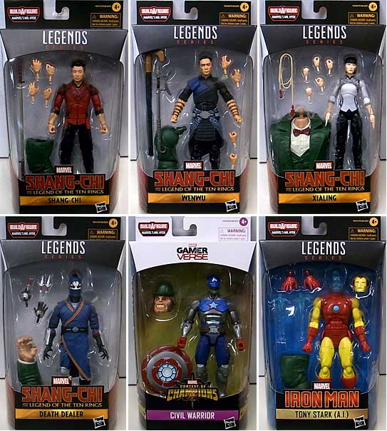 HASBRO MARVEL LEGENDS 2021 SHANG-CHI AND THE LEGEND OF THE TEN RINGS WAVE 1.0 [MR. HYDE SERIES] 6種セット