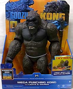 パッケージ破れ特価 PLAYMATES GODZILLA VS. KONG 13インチアクションフィギュア MEGA PUNCHING KONG WITH LIGHTS & SOUNDS