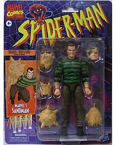 HASBRO MARVEL LEGENDS 2021 RETRO 6-INCH COLLECTION SPIDER-MAN MARVEL'S SANDMAN