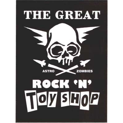 ASTRO ZOMBIES [TOY SHOP] ステッカー [BLACK]