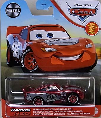 台紙傷み特価 MATTEL CARS 2021 シングル LIGHTNING McQUEEN [RACING RED]