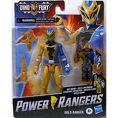 HASBRO POWER RANGERS DINO FURY 6インチアクションフィギュア GOLD RANGER