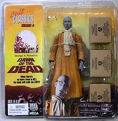 NECA CULT CLASSICS SERIES 6 DAWN OF THE DEAD HARE KRISHNA ZOMBIE