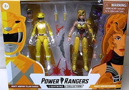 HASBRO POWER RANGERS LIGHTNING COLLECTION 6インチアクションフィギュア 2PACK MIGHTY MORPHIN YELLOW RANGER & MIGHTY MORPHIN SCORPINA