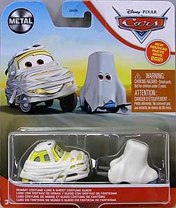 台紙傷み特価 MATTEL CARS 2021 シングル MUMMY COSTUME LUIGI & GHOST COSTUME GUIDO