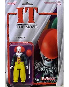 SUPER 7 REACTION FIGURES 3.75インチアクションフィギュア IT [1990] PENNYWISE [CLOWN]