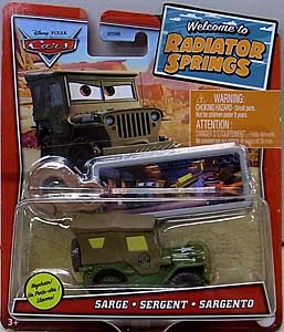 MATTEL CARS 2021 WELCOME TO RADIATOR SPRINGS シングル SARGE WITH KEY CHAIN