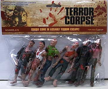 その他・海外メーカー DANGEROUS TERROR CORPSE ゾンビフィギュア 6PACK