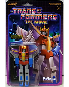 台紙傷み特価 SUPER 7 REACTION FIGURES 3.75インチアクションフィギュア TRANSFORMERS WAVE 4 KING STARSCREAM