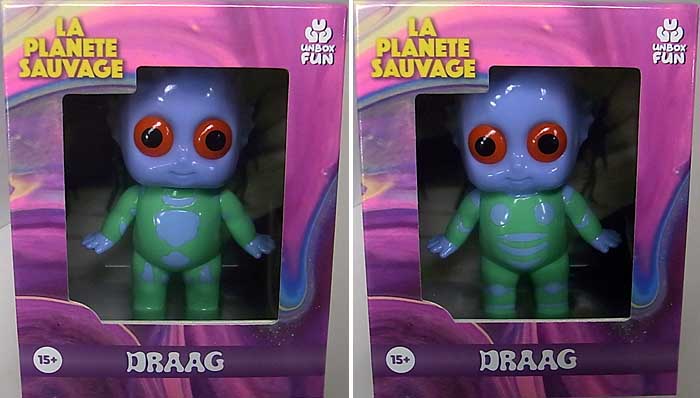 UNBOX INDUSTRIES FANTASTIC PLANET DRAAGS VINYL FIGURE [EXCLUSIVE LIGHT GREEN] 2種セット