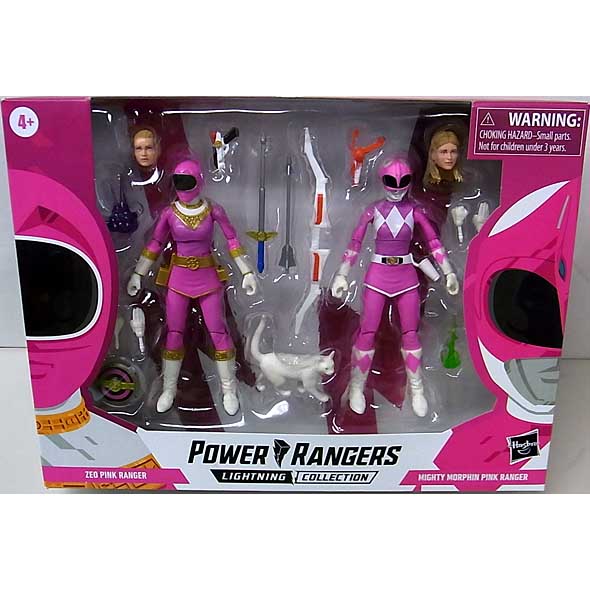 HASBRO POWER RANGERS LIGHTNING COLLECTION 6インチアクションフィギュア 2PACK ZEO PINK RANGER &amp; MIGHTY MORPHIN PINK RANGER