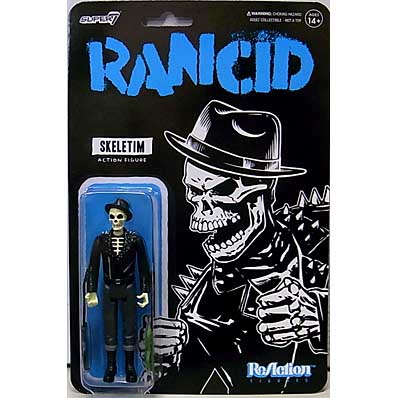 SUPER 7 REACTION FIGURES 3.75インチアクションフィギュア RANCID WAVE 4 SKELETIM (HAT)