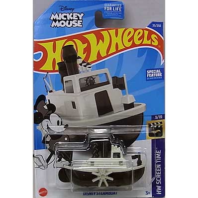 MATTEL HOT WHEELS 1/64スケール 2022 HW SCREEN TIME DISNEY STEAMBOAT #35