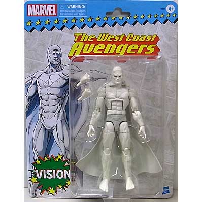 HASBRO MARVEL LEGENDS 2022 RETRO 6-INCH COLLECTION THE WEST COAST AVENGERS VISION