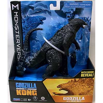 PLAYMATES MONSTERVERSE 6インチベーシックアクションフィギュア GODZILLA VS. KONG GODZILLA WITH HEAT RAY