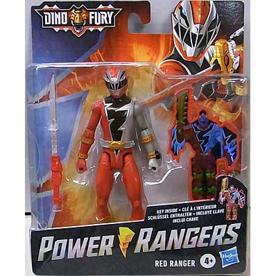 HASBRO POWER RANGERS DINO FURY 6インチアクションフィギュア RED RANGER