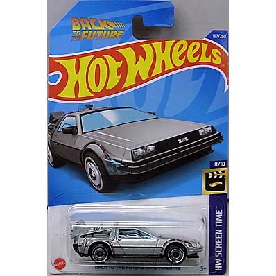 MATTEL HOT WHEELS 1/64スケール 2022 HW SCREEN TIME BACK TO THE FUTURE TIME MACHINE #167 [国内版]