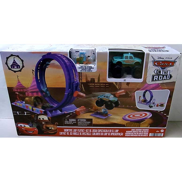 MATTEL CARS ON THE ROAD プレイセット SHOWTIME LOOP PLAYSET