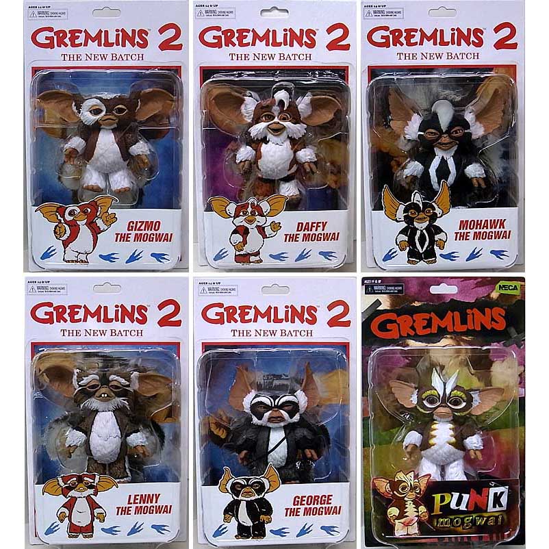 NECA GREMLINS 7インチスケールアクションフィギュア MOGWAIS 6種セット