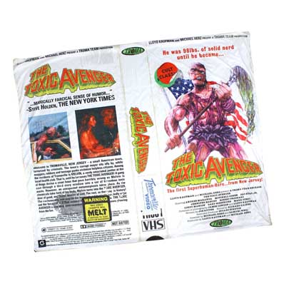 CREEPY CO. THE TOXIC AVENGER VHS THROW BLANKET