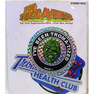 CREEPY CO. THE TOXIC AVENGER STICKER PACK