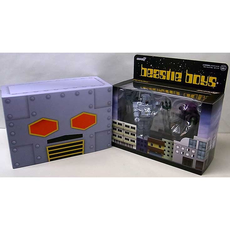 パッケージ破れ特価 SUPER 7 REACTION FIGURES 3.75インチアクションフィギュア BEASTIE BOYS INTERGALACTIC 2PACK