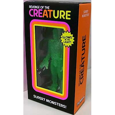 SUPER 7 REACTION FIGURES 3.75インチアクションフィギュア UNIVERSAL MONSTERS REVENGE OF THE CREATURE [LUMINATORS]