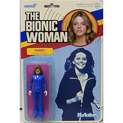 SUPER 7 REACTION FIGURES 3.75インチアクションフィギュア THE BIONIC WOMAN FEMBOT