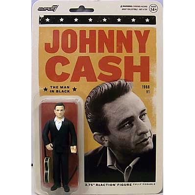 SUPER 7 REACTION FIGURES 3.75インチアクションフィギュア JOHNNY CASH [THE MAN IN BLACK]